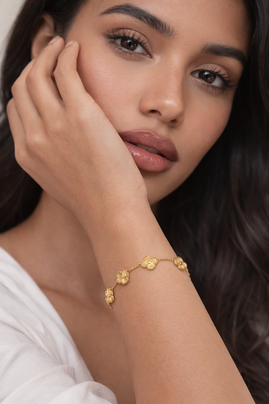 Brățară Aurie cu Trifoi