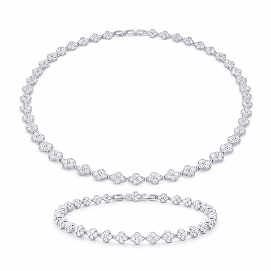 Set Trifoi Mini Argintiu